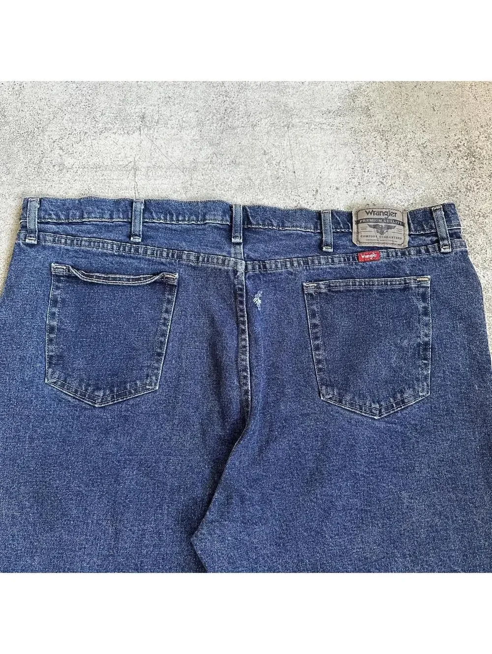 Vintage Y2K Wrangler Blue Carpenter Baggy Denim Jeans Shorts Jorts
